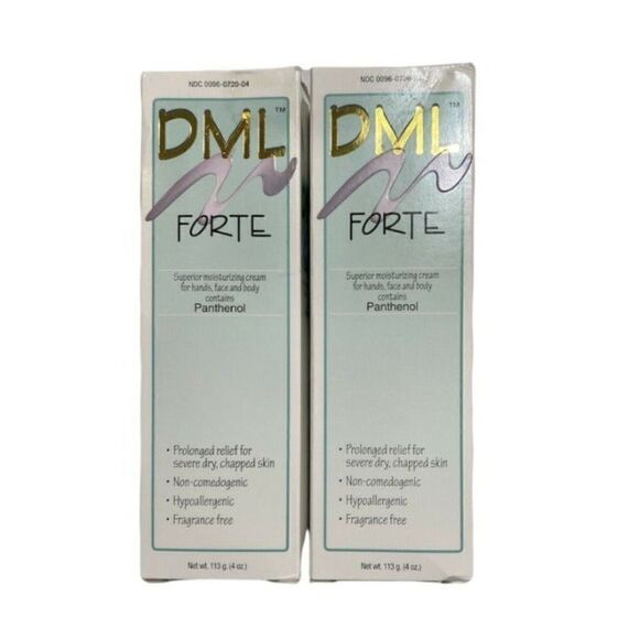 DML Forte Cream w/ Panthenol Super Moisturizing 4oz ( 2 pack ) - Picture 1 of 3